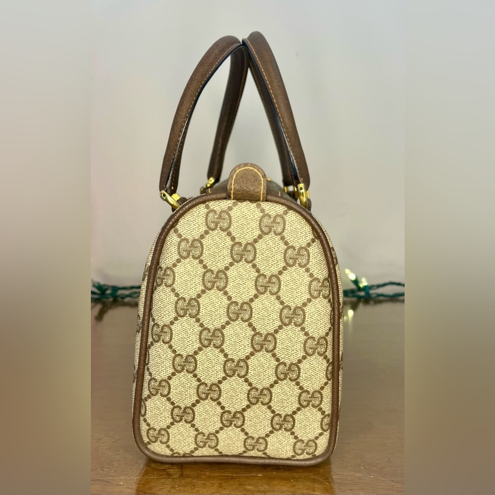 SOLD: Vintage Gucci Sherry Line Boston Bag Authentic 1980’s w/Dust Cover - Picture 8 of 17